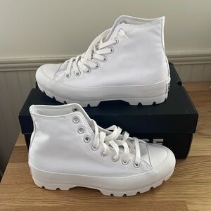 Converse Ctas Lugged Hi White US 8.5